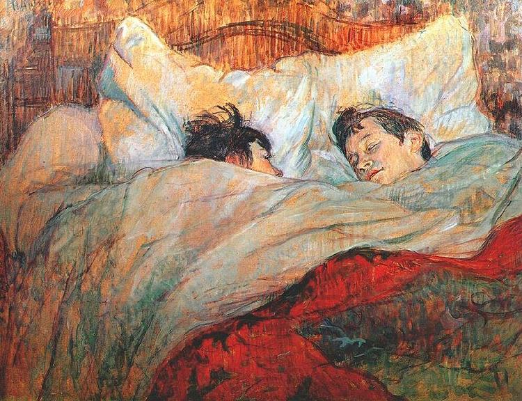 Henri de toulouse-lautrec Bed France oil painting art